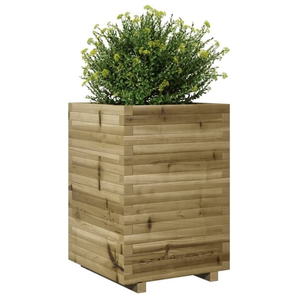 vidaXL Plantekasse 50x50x72 cm impregnert furu