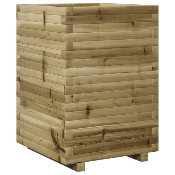 vidaXL Plantekasse 50x50x72 cm impregnert furu