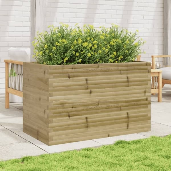 vidaXL plantekasse 110x60x68,5 cm imprægneret fyrretræ