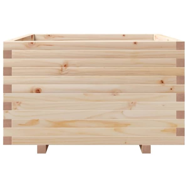 vidaXL Plantekasse 80x80x49,5 cm heltre furu