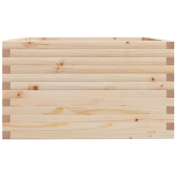 vidaXL Plantekasse 80x80x49,5 cm heltre furu