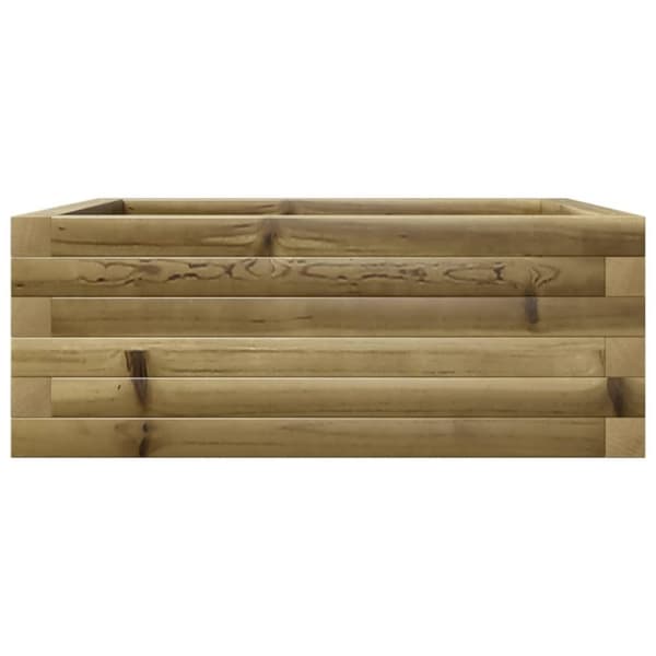 vidaXL Hageplantekasse 60x60x23 cm impregnert furu