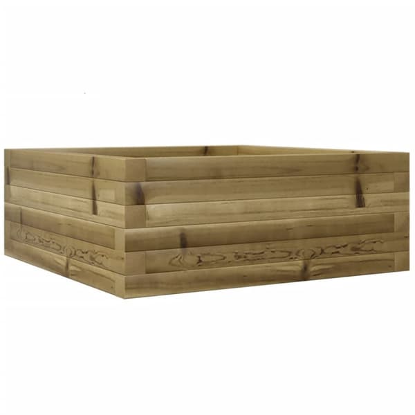 vidaXL Hageplantekasse 60x60x23 cm impregnert furu
