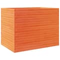 Miniatyrbilde 1 av 11: vidaXL Plantekasse voksbrun 90x60x68,5 cm heltre furu