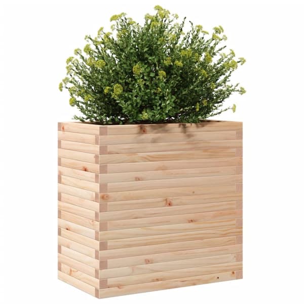 vidaXL Odlingslåda 70x40x68,5 cm massivt furuträ