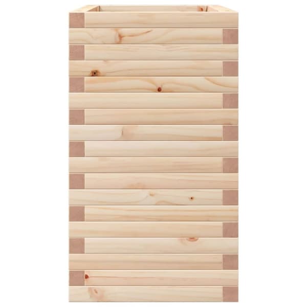 vidaXL Odlingslåda 70x40x68,5 cm massivt furuträ