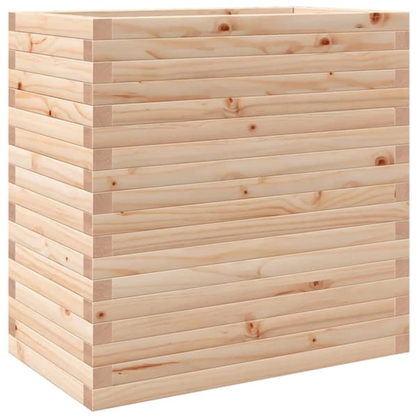 vidaXL Odlingslåda 70x40x68,5 cm massivt furuträ
