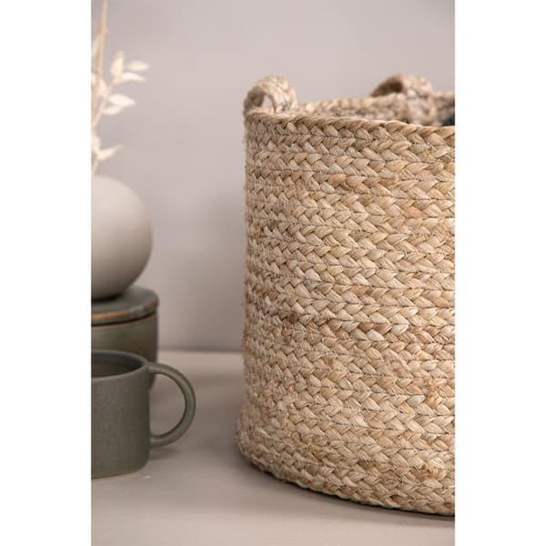 Bhopal kurv Ø35cm hvid.