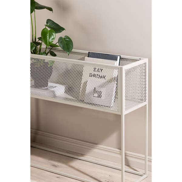 Netz kurv blomsterkasse 30x110cm beige.