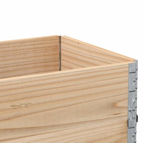 vidaXL Odlingslåda 100x50 cm massivt furuträ
