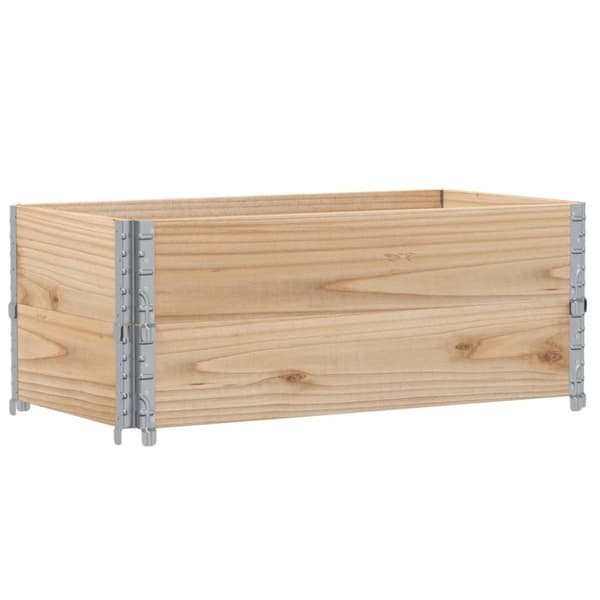 vidaXL Odlingslåda 100x50 cm massivt furuträ