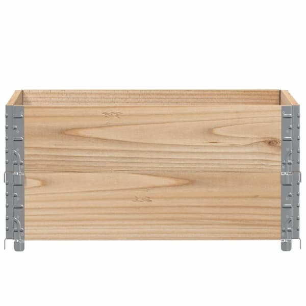 vidaXL Plantekasse 80x60 cm heltre furu