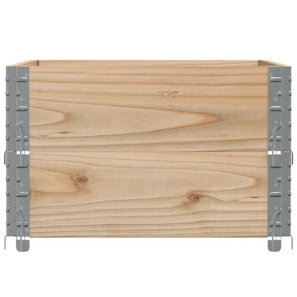 vidaXL Plantekasse 80x60 cm heltre furu