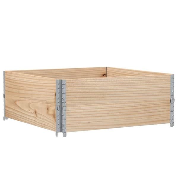 vidaXL Plantekasse 100x100 cm heltre furu