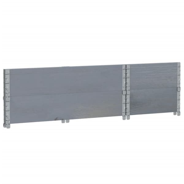 vidaXL Hageplantekasse grå 100x50 cm heltre furu