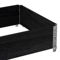 Miniatyrbillede 8 af 9: vidaXL plantekasse 80x60 cm massivt fyrretræ sort