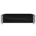 Miniatyrbilde 5 av 9: vidaXL Plantekasse svart 120x80 cm heltre furu