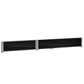 Miniatyrbilde 7 av 9: vidaXL Plantekasse svart 120x80 cm heltre furu