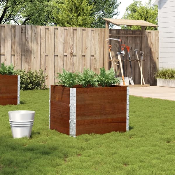 vidaXL plantekasse 80x60 cm massivt fyrretræ brun