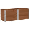 Miniatyrbilde 1 av 9: vidaXL Plantekasse brun 150x50 cm heltre furu