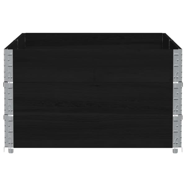 vidaXL Plantekasse svart 150x100 cm heltre furu
