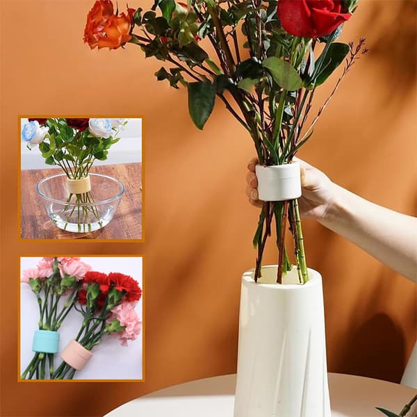 INF Stor silikonblommaarrangör för blomsterarrangemang