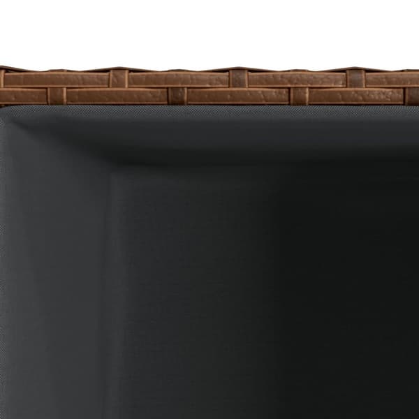 vidaXL Plantekasser 2 stk brun 40x40x80 cm polyrotting