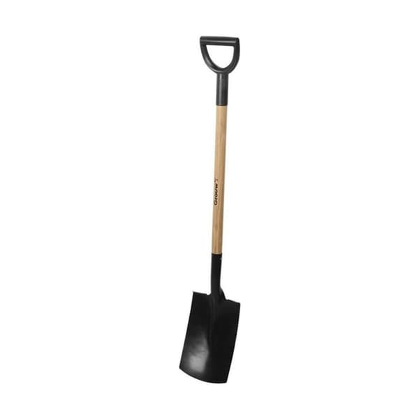 Spade Grouw Kolstål 114 cm Trädgård Platt huvud 114 cm