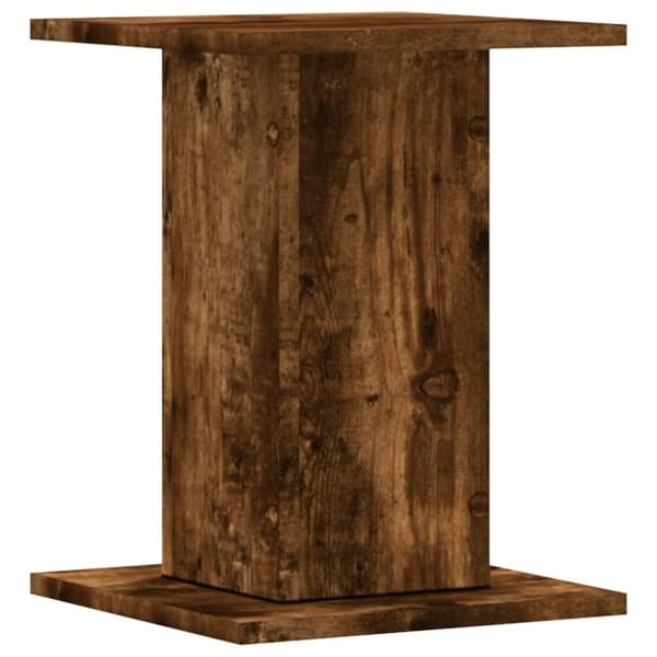 vidaXL plantestativer 2 stk. 30x30x40 cm konstrueret træ røget eg