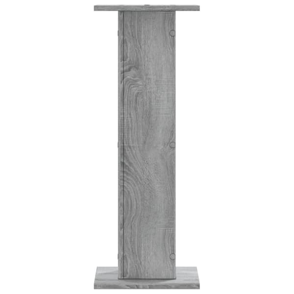 vidaXL plantestativer 2 stk. 30x30x80 cm konstrueret træ grå sonoma-eg