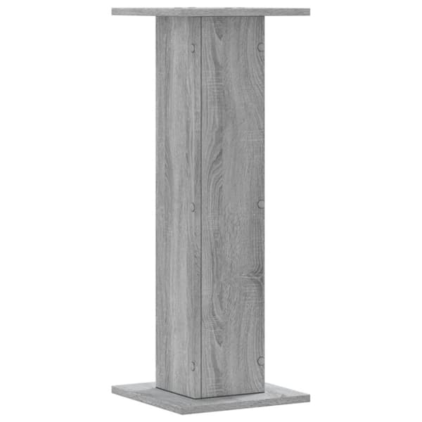 vidaXL plantestativer 2 stk. 30x30x80 cm konstrueret træ grå sonoma-eg