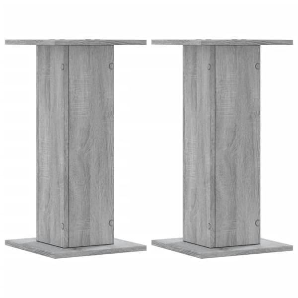 vidaXL Kasvitelineet 2 kpl harmaa Sonoma 30x30x60 cm tekninen puu