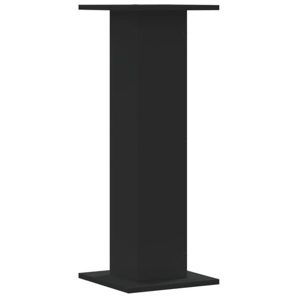 vidaXL Växtställ 2 st svart 30x30x80 cm konstruerat trä
