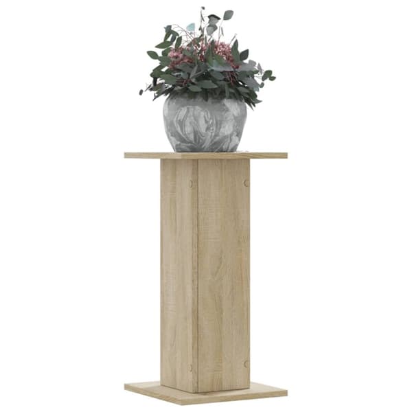 vidaXL Plantestativer 2 stk sonoma eik 30x30x60 cm konstruert tre
