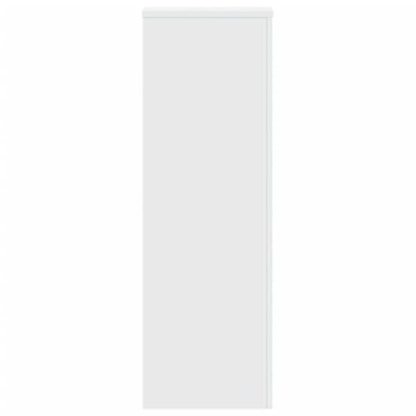 vidaXL Kasvitelineet 2 kpl valkoinen 33x33x100 cm tekninen puu