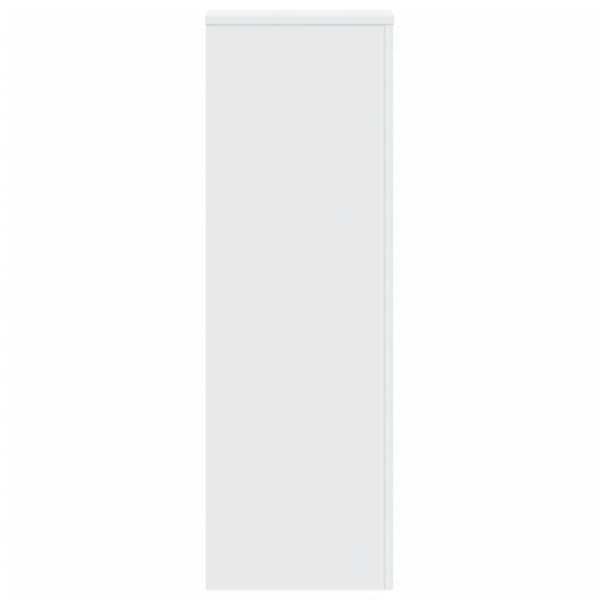 vidaXL Kasvitelineet 2 kpl valkoinen 33x33x100 cm tekninen puu