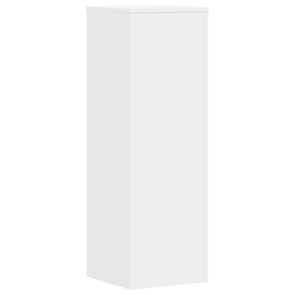 vidaXL Kasvitelineet 2 kpl valkoinen 33x33x100 cm tekninen puu