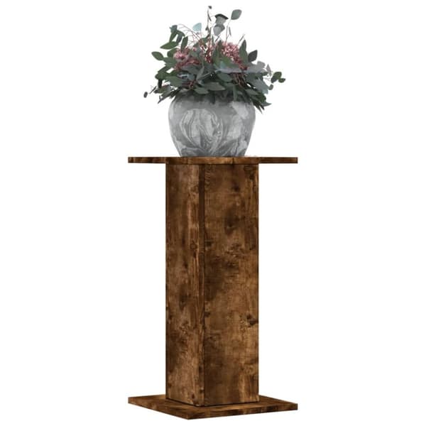 vidaXL plantestativer 2 stk. 30x30x60 cm konstrueret træ røget eg