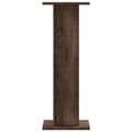 Miniatyrbillede 5 af 11: vidaXL plantestativer 2 stk. 30x30x80 cm konstrueret træ brunt eg