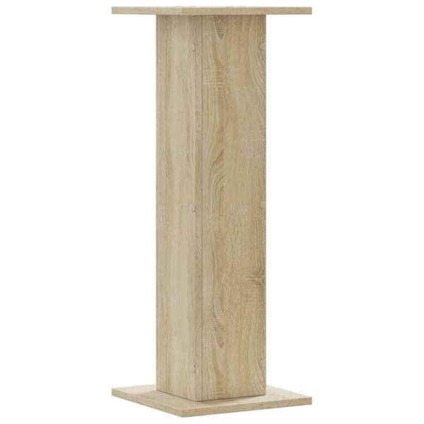 vidaXL plantestativer 2 stk. 30x30x80 cm konstrueret træ sonoma-eg