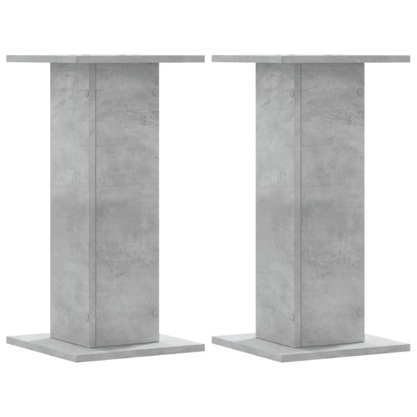 vidaXL plantestativer 2 stk. 30x30x60 cm konstrueret træ betongrå