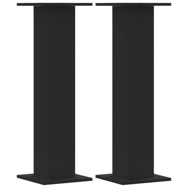 vidaXL plantestativer 2 stk. 30x30x95 cm konstrueret træ sort