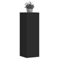 Miniatyrbillede 2 af 11: vidaXL plantestativer 2 stk. 33x33x100 cm konstrueret træ sort
