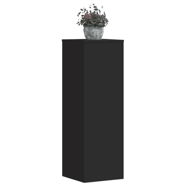 vidaXL plantestativer 2 stk. 33x33x100 cm konstrueret træ sort