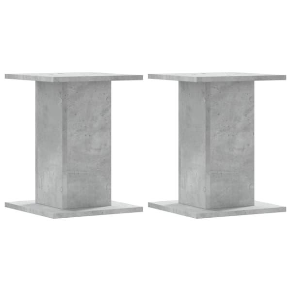 vidaXL Plantestativer 2 stk betonggrå 30x30x40 cm konstruert tre