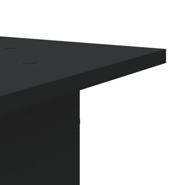 vidaXL Plantestativ 2 stk svart 30x30x95 cm konstruert tre