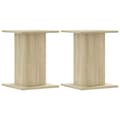 Miniatyrbilde 1 av 11: vidaXL Plantestativer 2 stk sonoma eik 30x30x40 cm konstruert tre