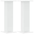 Miniatyrbilde 1 av 11: vidaXL Plantestativer 2 stk hvit 30x30x80 cm konstruert tre