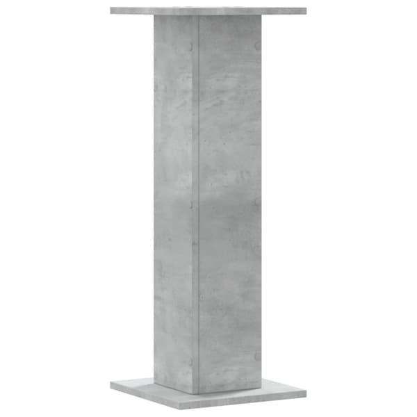 vidaXL Växtställ 2 st betonggrå 30x30x80 cm konstruerat trä