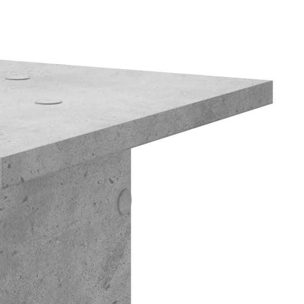 vidaXL Växtställ 2 st betonggrå 30x30x80 cm konstruerat trä